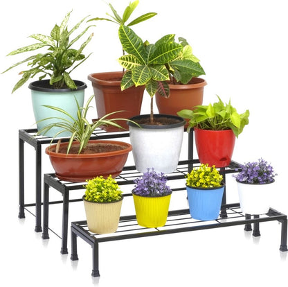 Metal stand for plants set of 3, Garden accessories