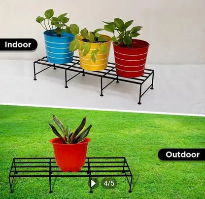 Heavy Duty Metal Plant Stand Rack – Indoor & Outdoor Flower Pot Holder